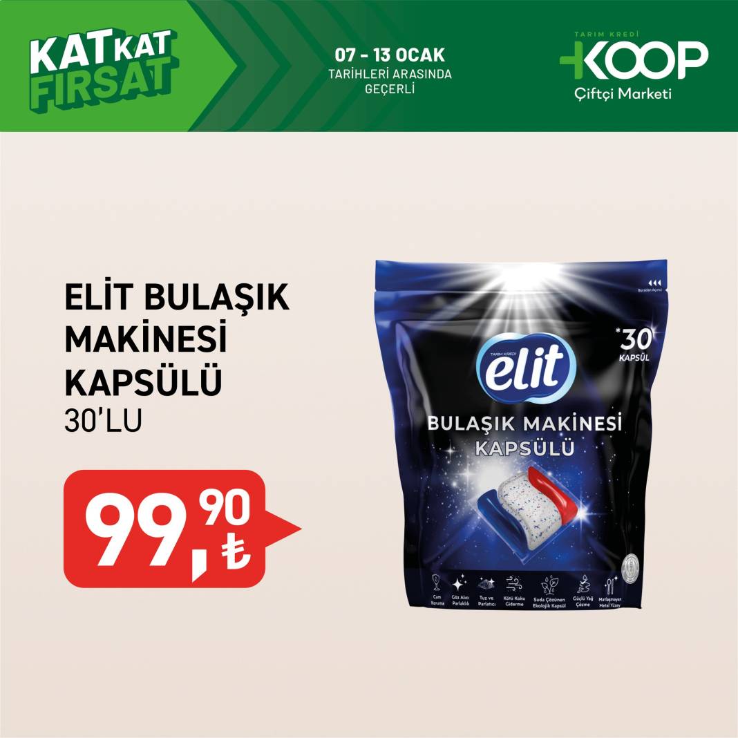 Adını Koop Çiftçi Marketi yapan Tarım Kredi, büyük indirimi başlattı 12
